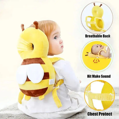 Soft Learn Walk Head Back Protector Backward Cap Cartoon Protect Pillow Anti Fall Safe Head Protector Cushion